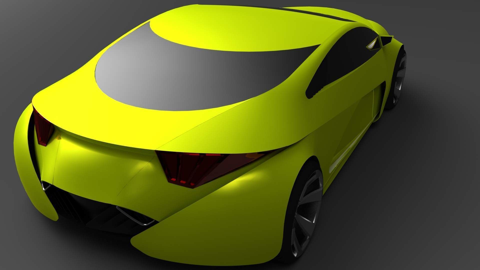 Ford concept 3D model_4