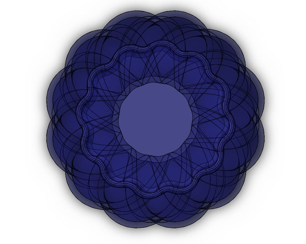 flower vase 3D print model_4