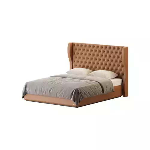 Quilting Upholstered Bed With Storage