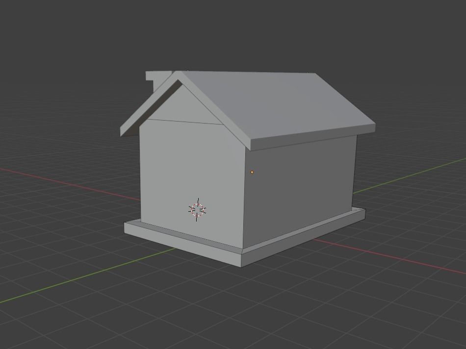 Small smoot house to take out 3D printer and ready to sell 3D model_1