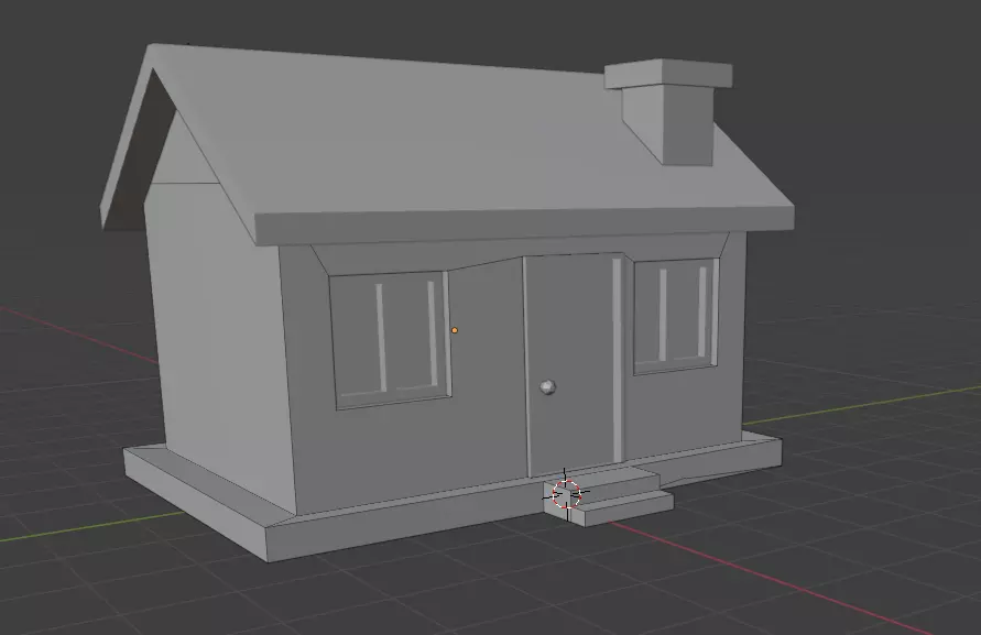 Small smoot house to take out 3D printer and ready to sell 3D model_0