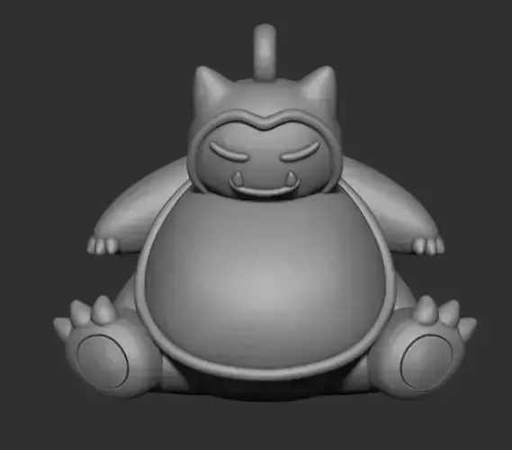 Snorlax pendant  3D print model