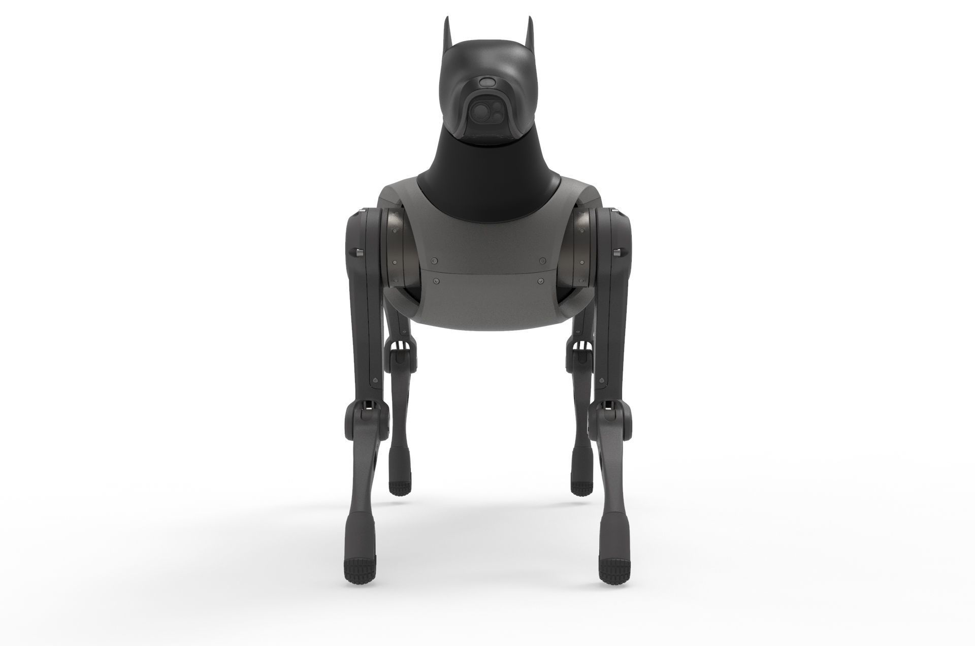 Cyber  Robot dog 3D model_9