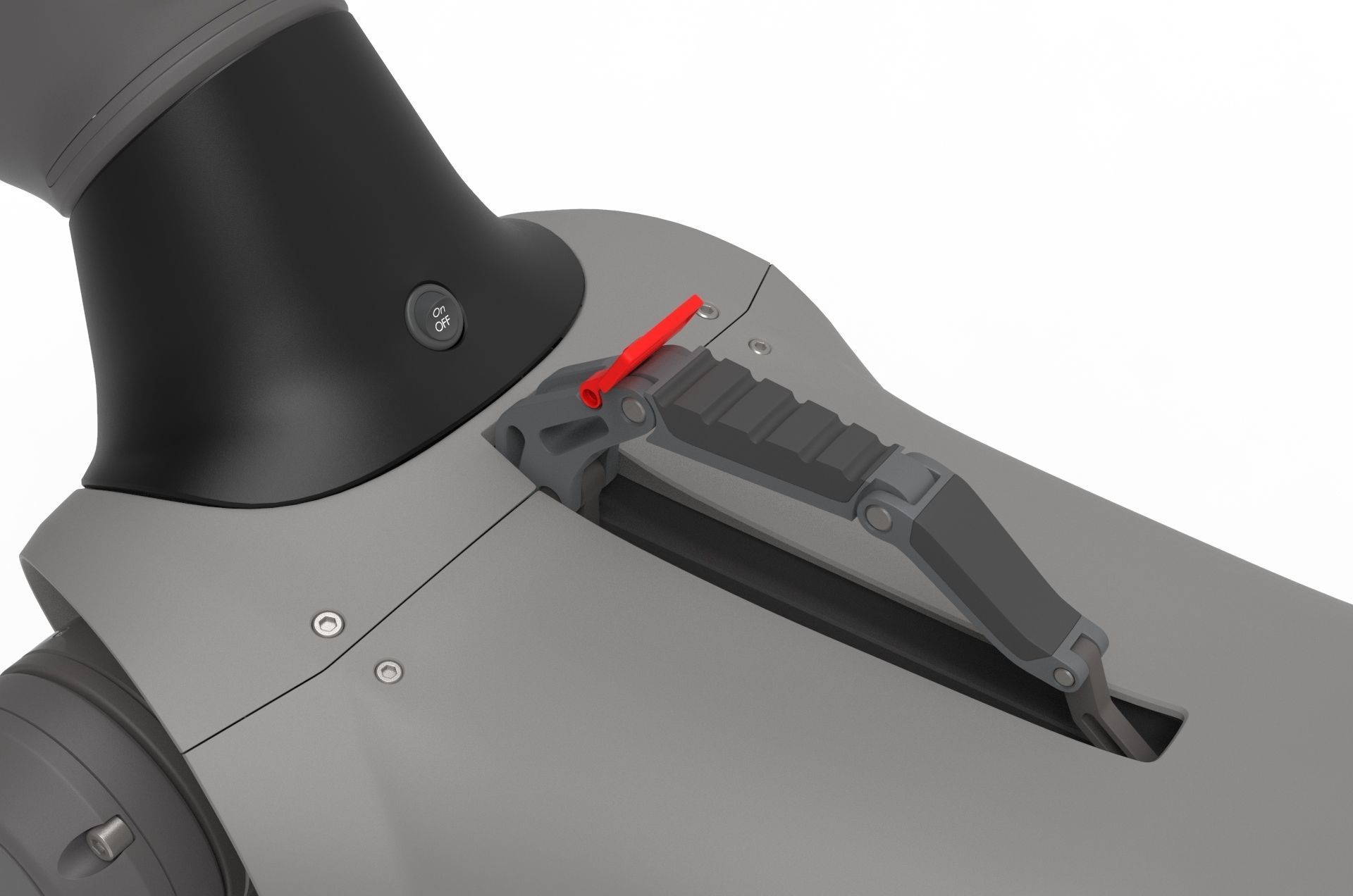 Cyber  Robot dog 3D model_7