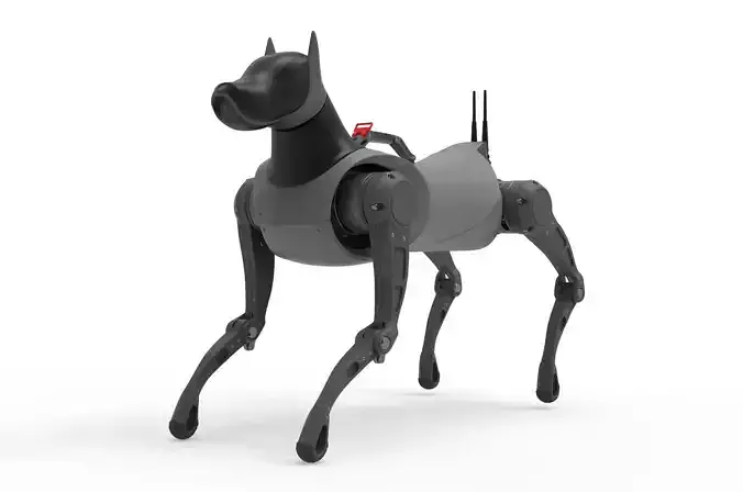 Cyber  Robot dog 3D model