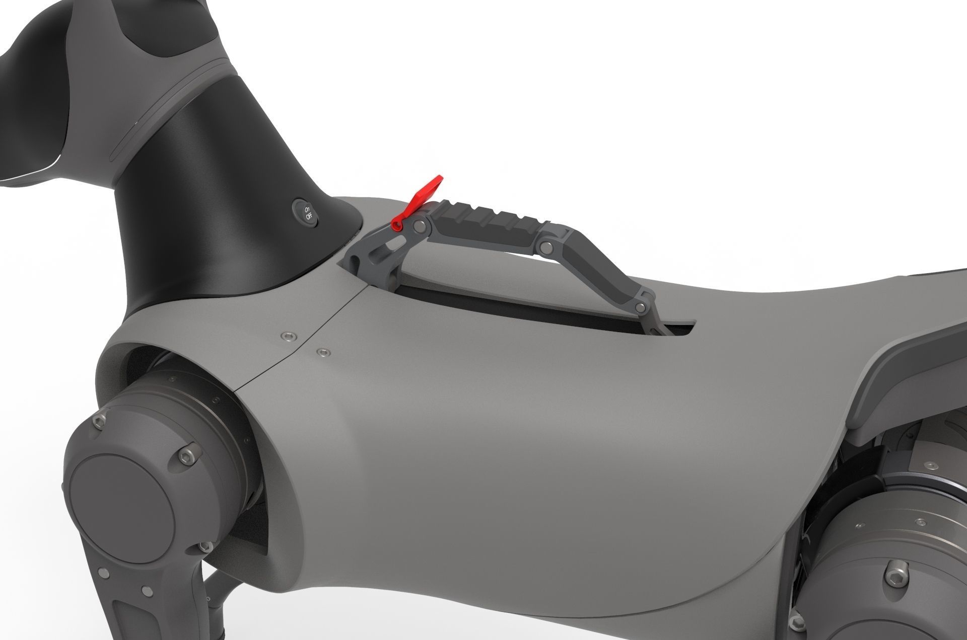 Cyber  Robot dog 3D model_6