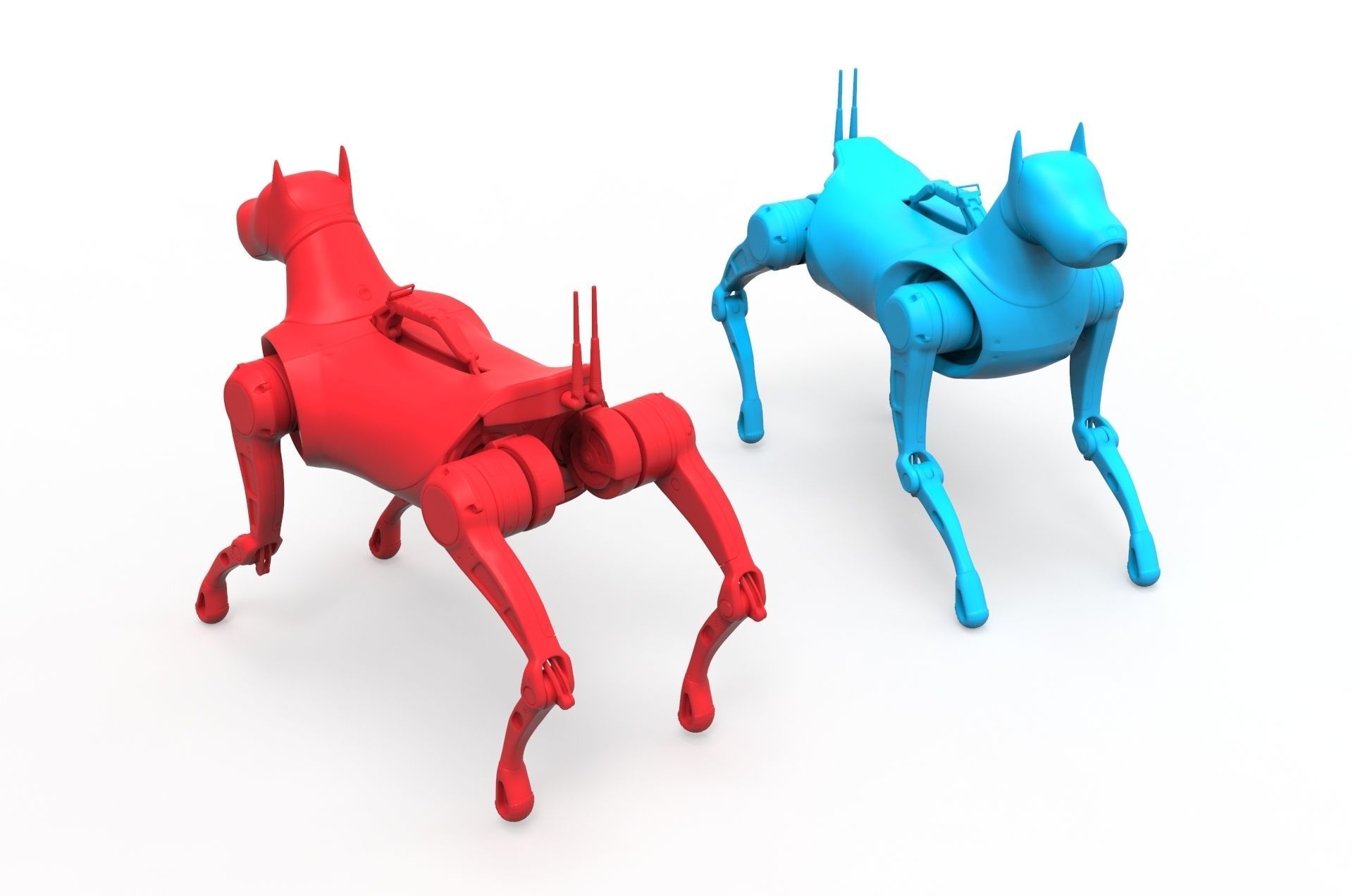 Cyber  Robot dog 3D model_20