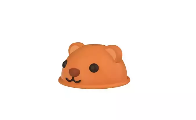 Bear Hat Cute Low-poly 3D model