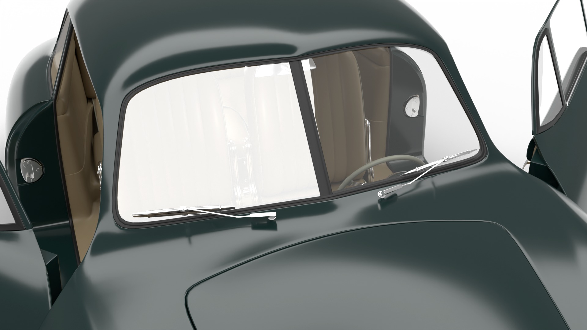 Porsche 356 2 Coupe 1948 HQ 3D model_7