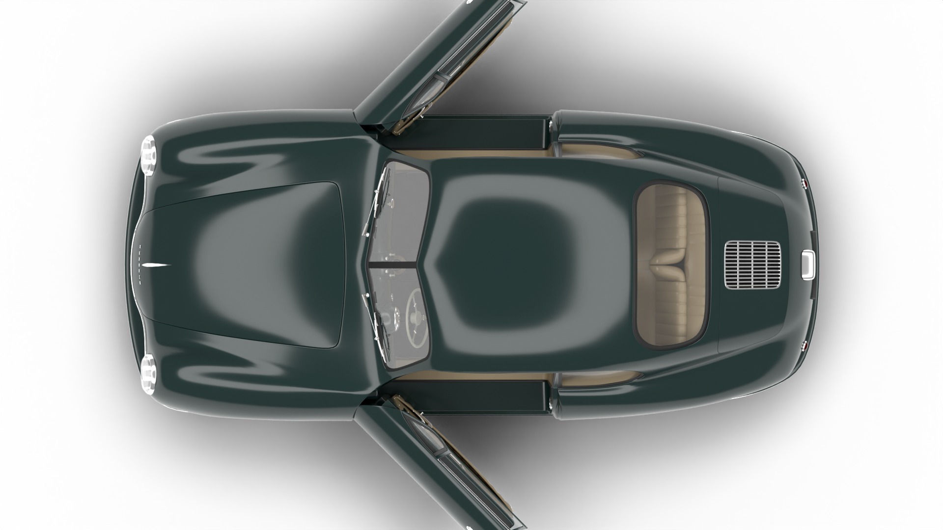 Porsche 356 2 Coupe 1948 HQ 3D model_20