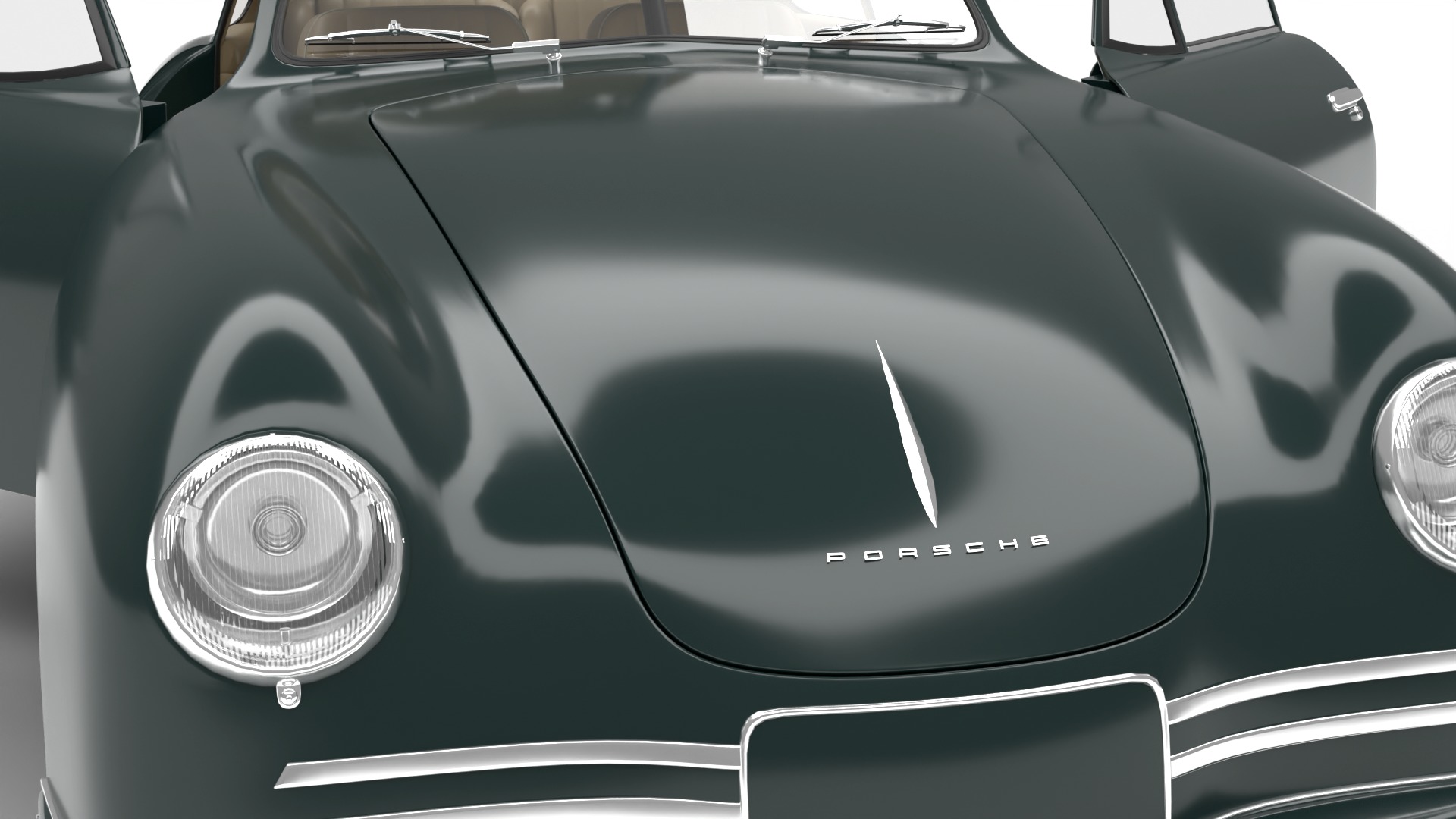 Porsche 356 2 Coupe 1948 HQ 3D model_8