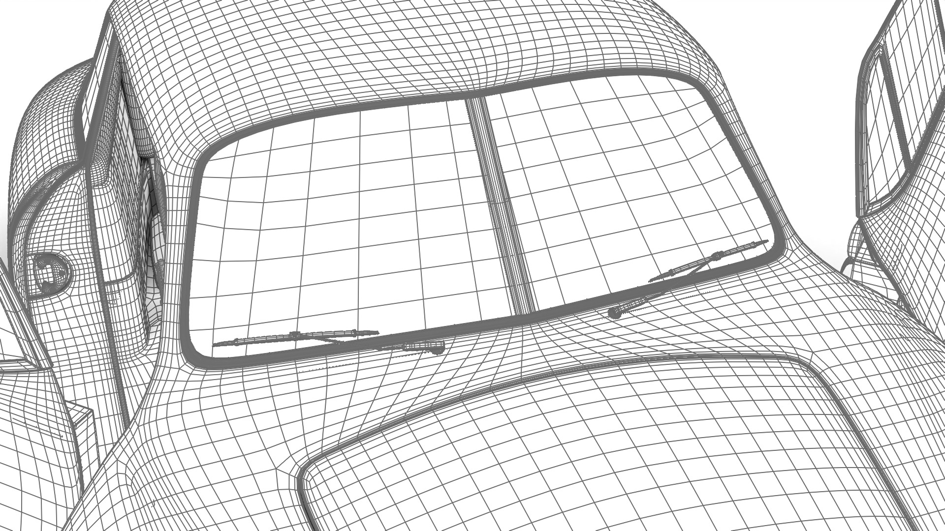 Porsche 356 2 Coupe 1948 HQ 3D model_32