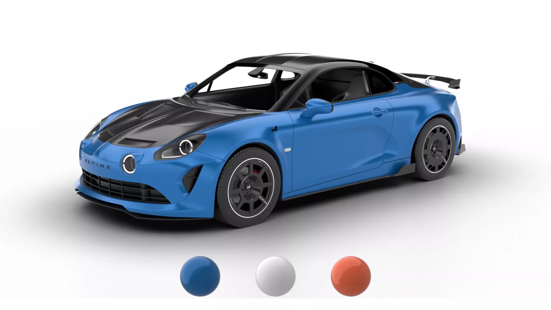 Alpine A100R 2023 3d model 3D model