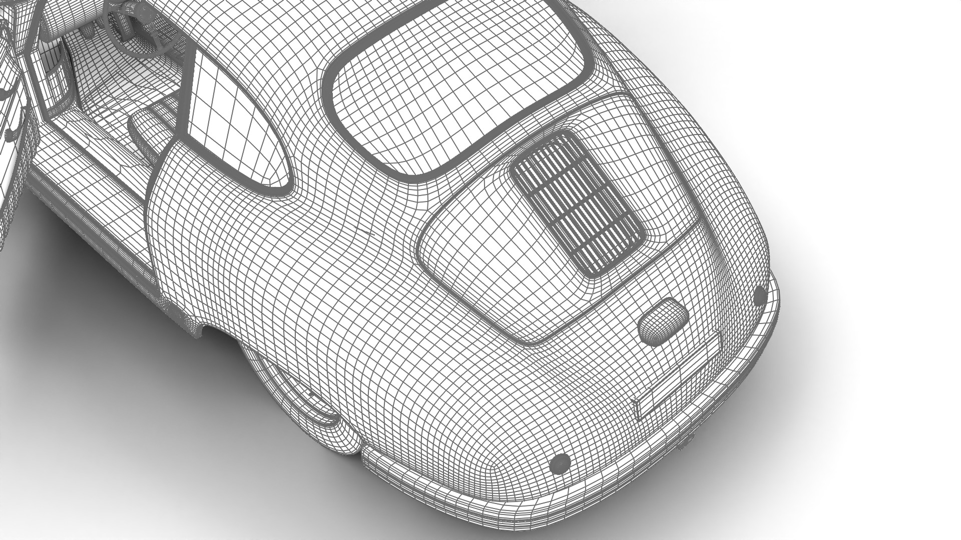 Porsche 356 2 Coupe 1948 HQ 3D model_36