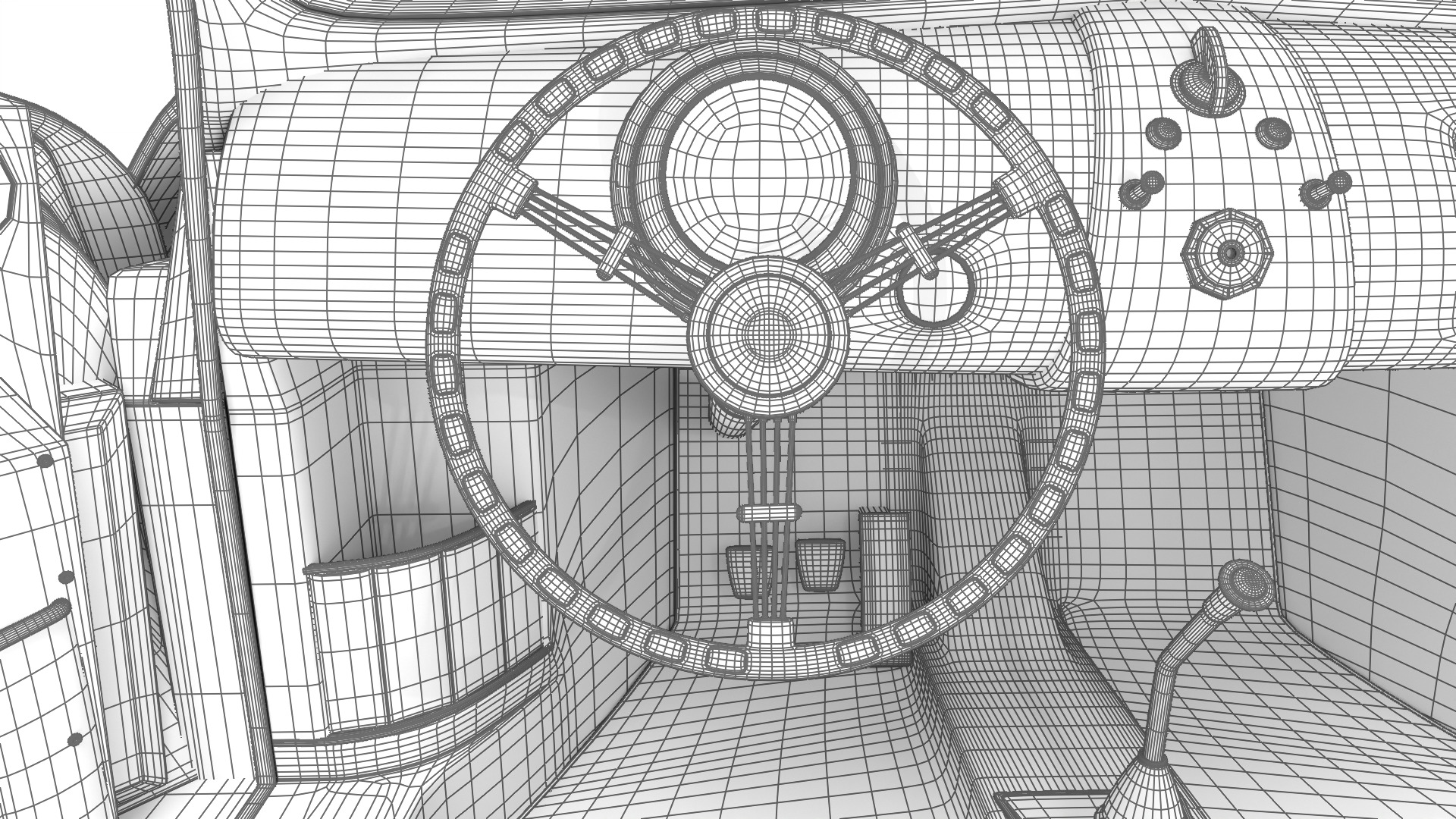 Porsche 356 2 Coupe 1948 HQ 3D model_49