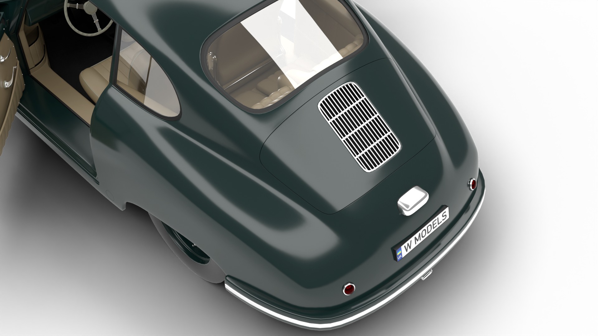 Porsche 356 2 Coupe 1948 HQ 3D model_11