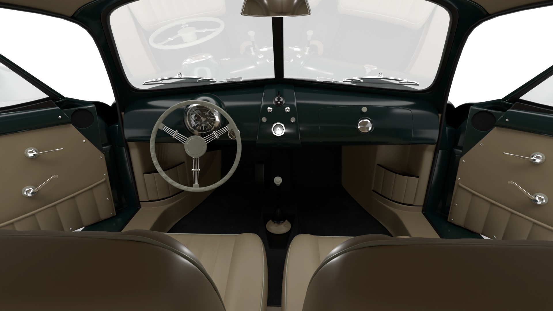 Porsche 356 2 Coupe 1948 HQ 3D model_21