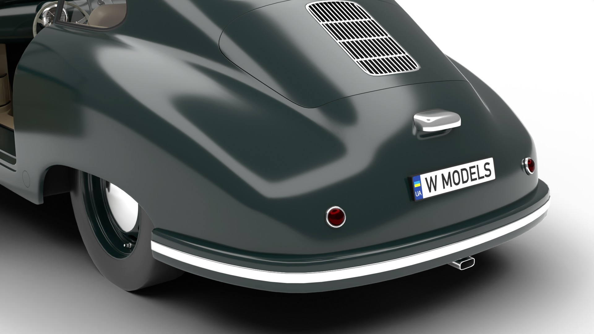 Porsche 356 2 Coupe 1948 HQ 3D model_5