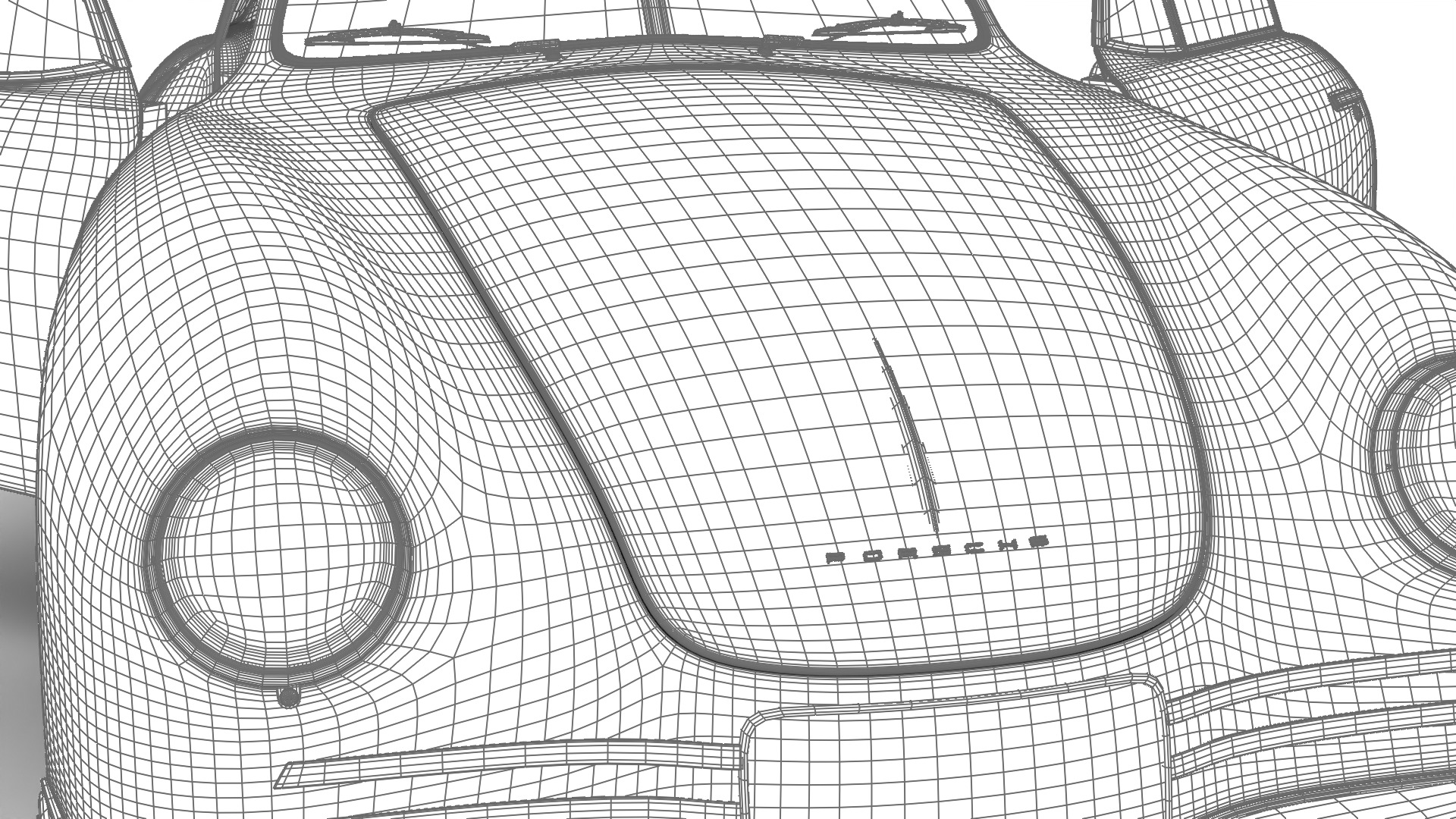 Porsche 356 2 Coupe 1948 HQ 3D model_33