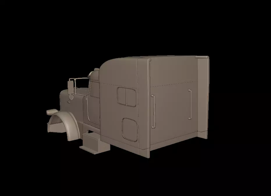 2020 PETERBILT 389 TRUCK 3D PRINT MODEL 3D print model_3