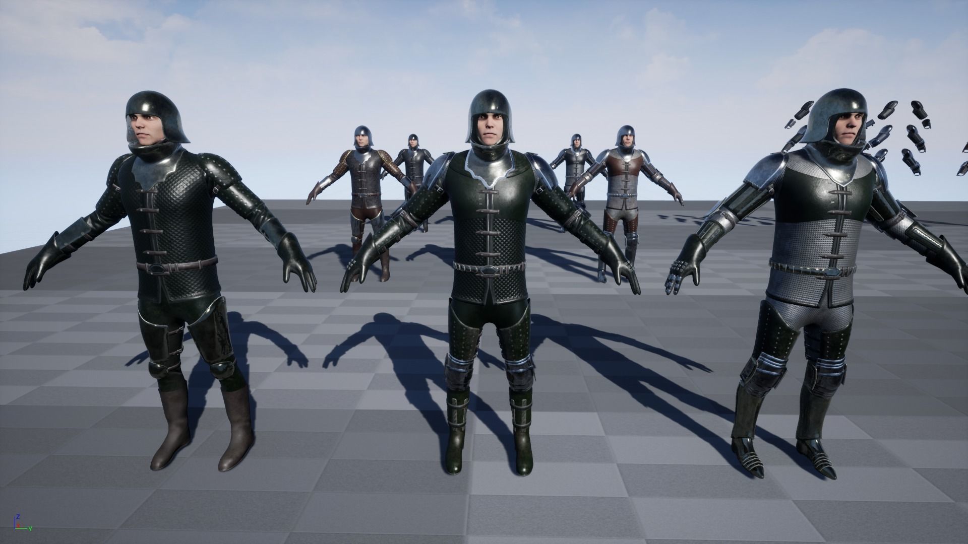 TAB Medieval Knight - 7 Low-poly 3D model_18