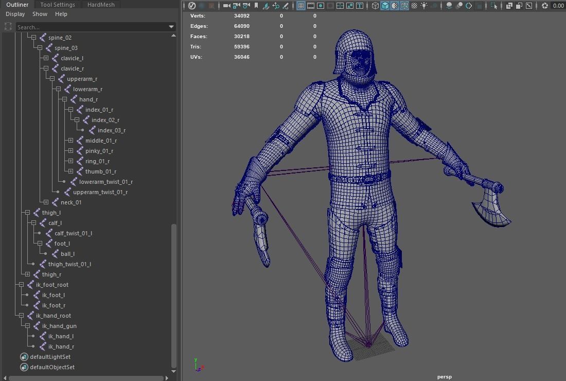 TAB Medieval Knight - 7 Low-poly 3D model_33