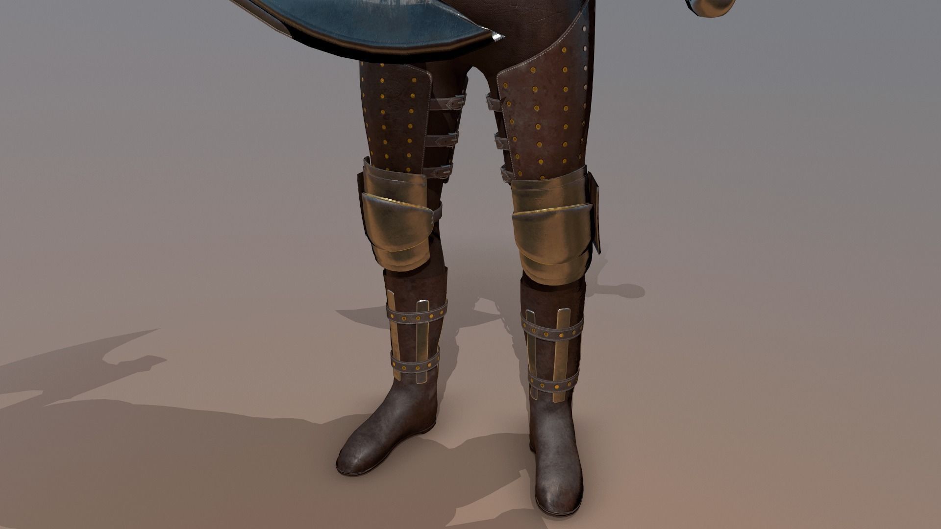 TAB Medieval Knight - 7 Low-poly 3D model_12