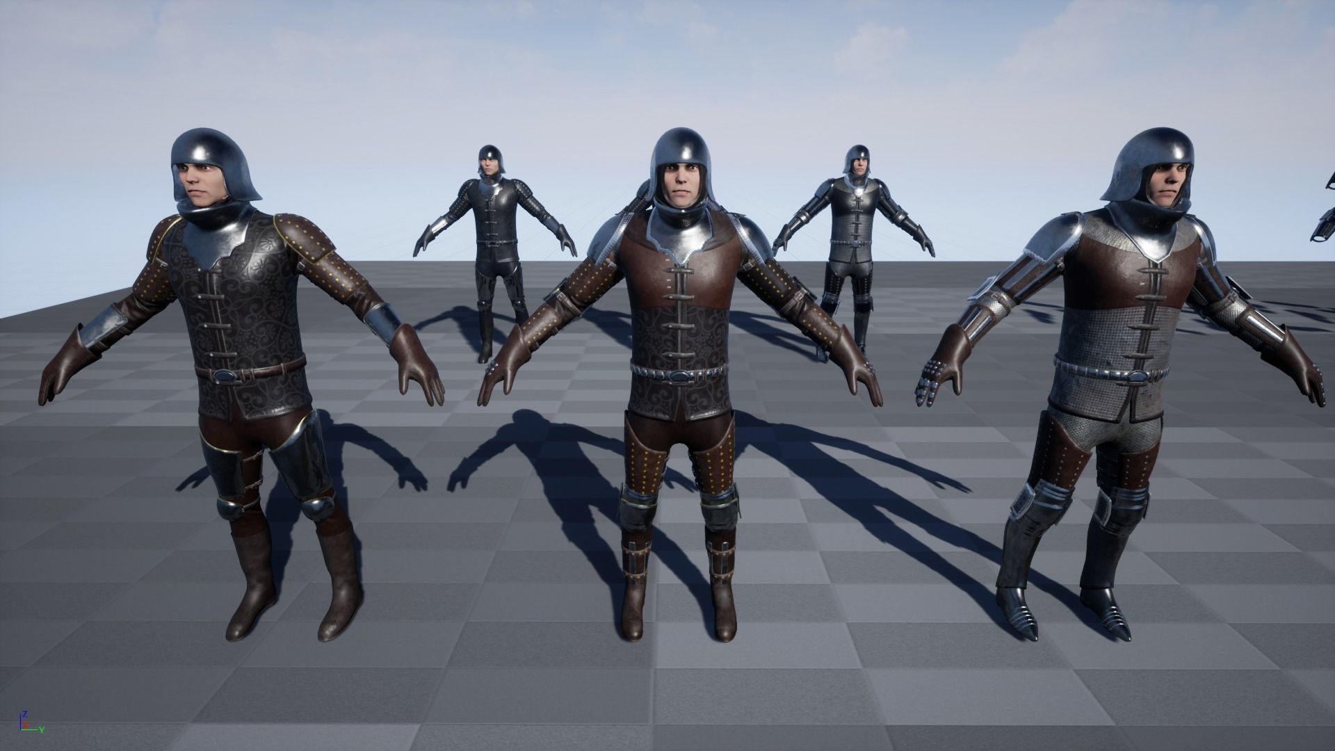 TAB Medieval Knight - 7 Low-poly 3D model_17