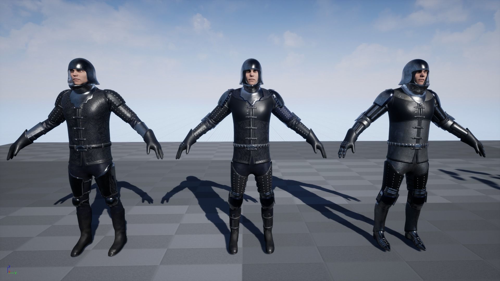 TAB Medieval Knight - 7 Low-poly 3D model_16