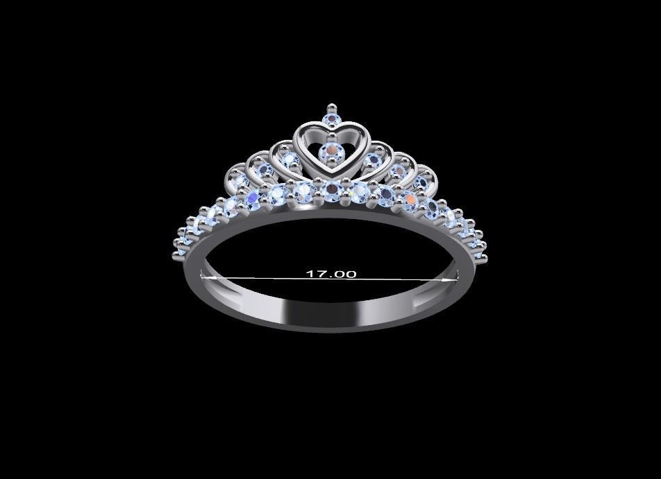 Women Ring 25 3D print model_2