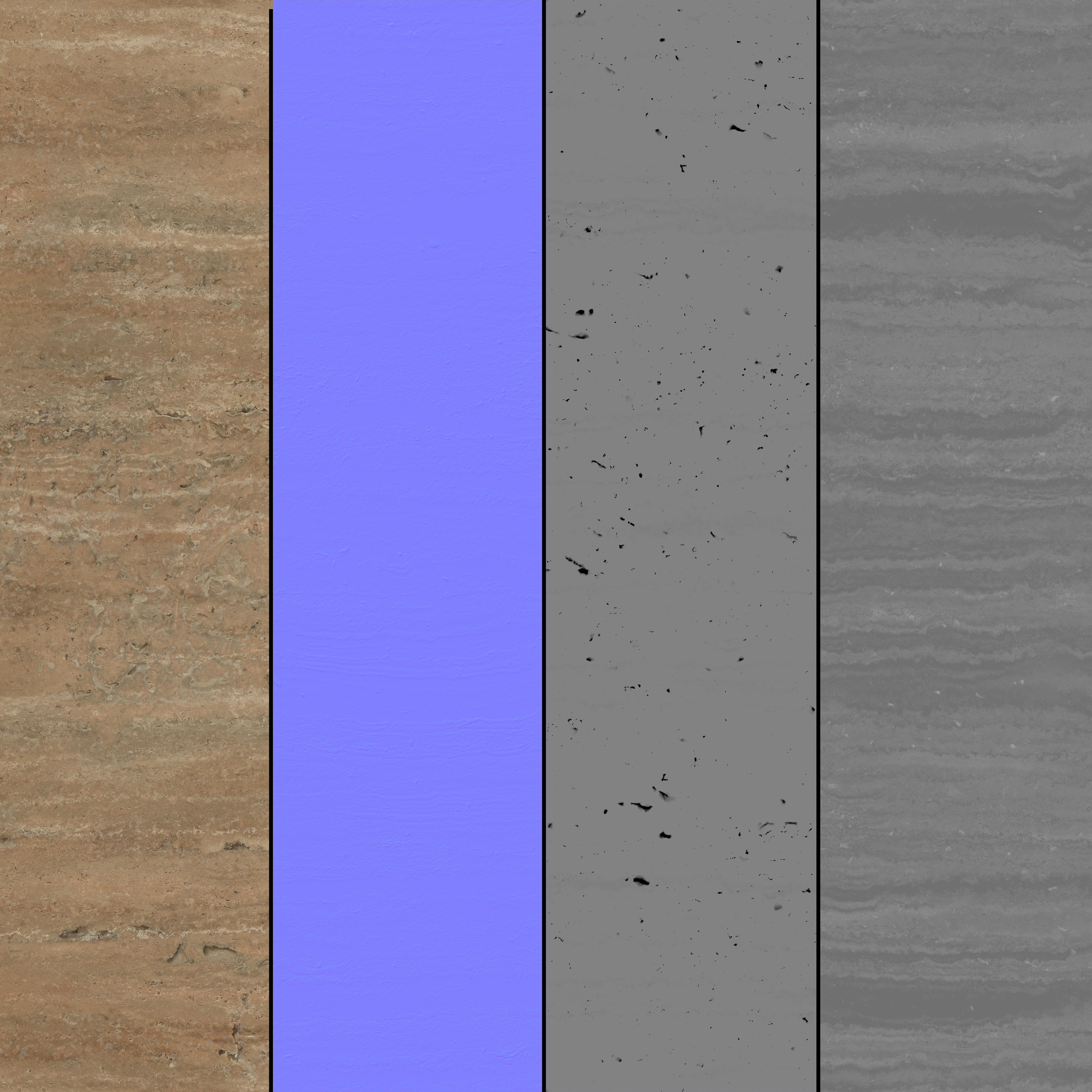 Walnut Travertine Stone Texture_2