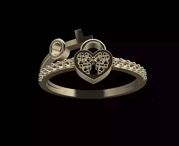 Women Ring 11 3D print model