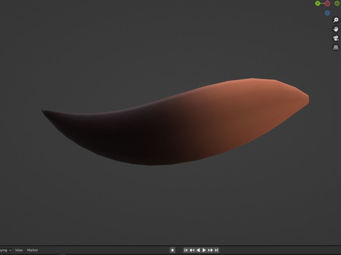 Fox Ear Tail Set Rigged VR READY Kemonomimi Set Low-poly 3D model_4