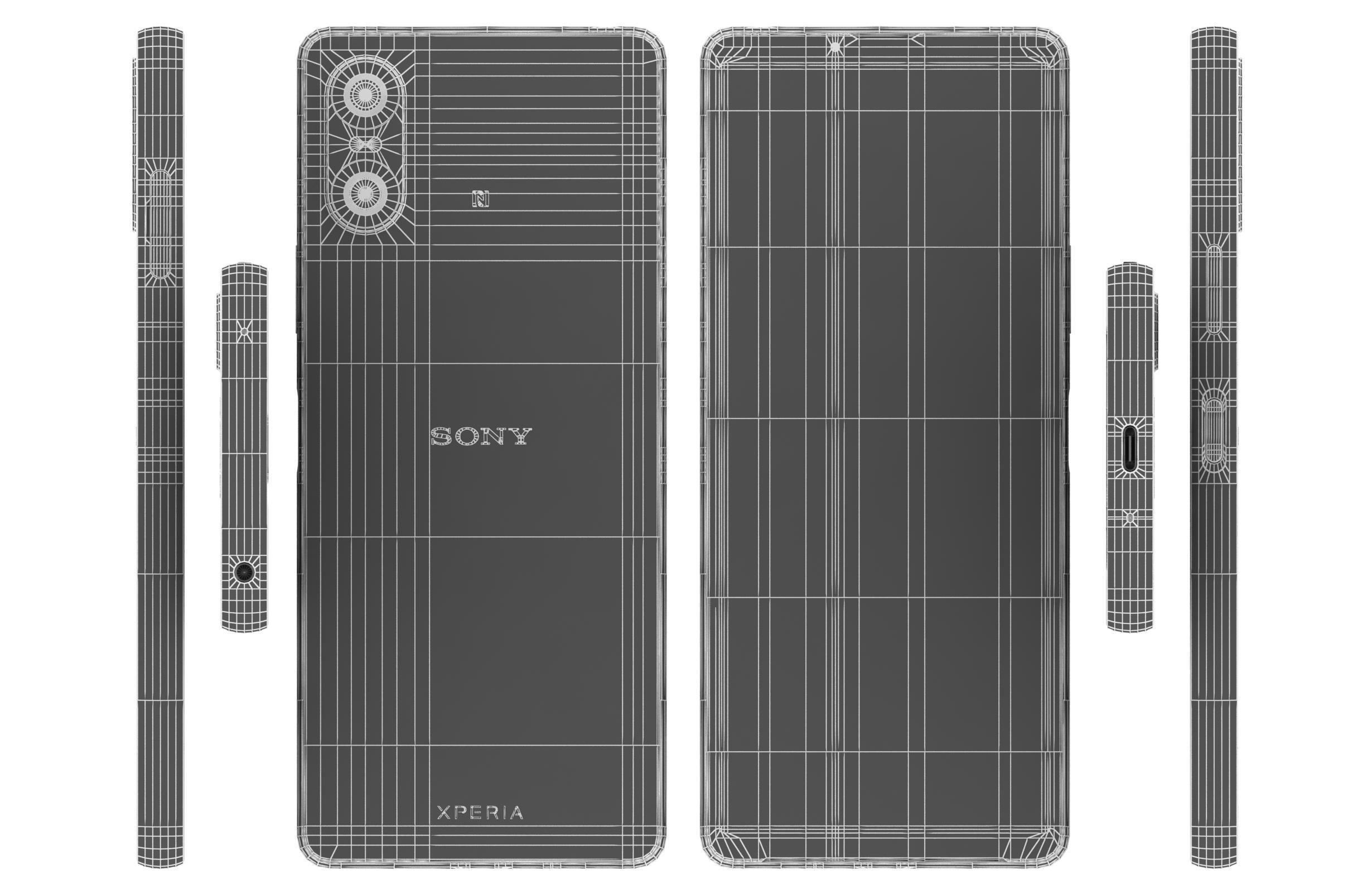Sony Xperia 10 VI All Colors 3D model_39