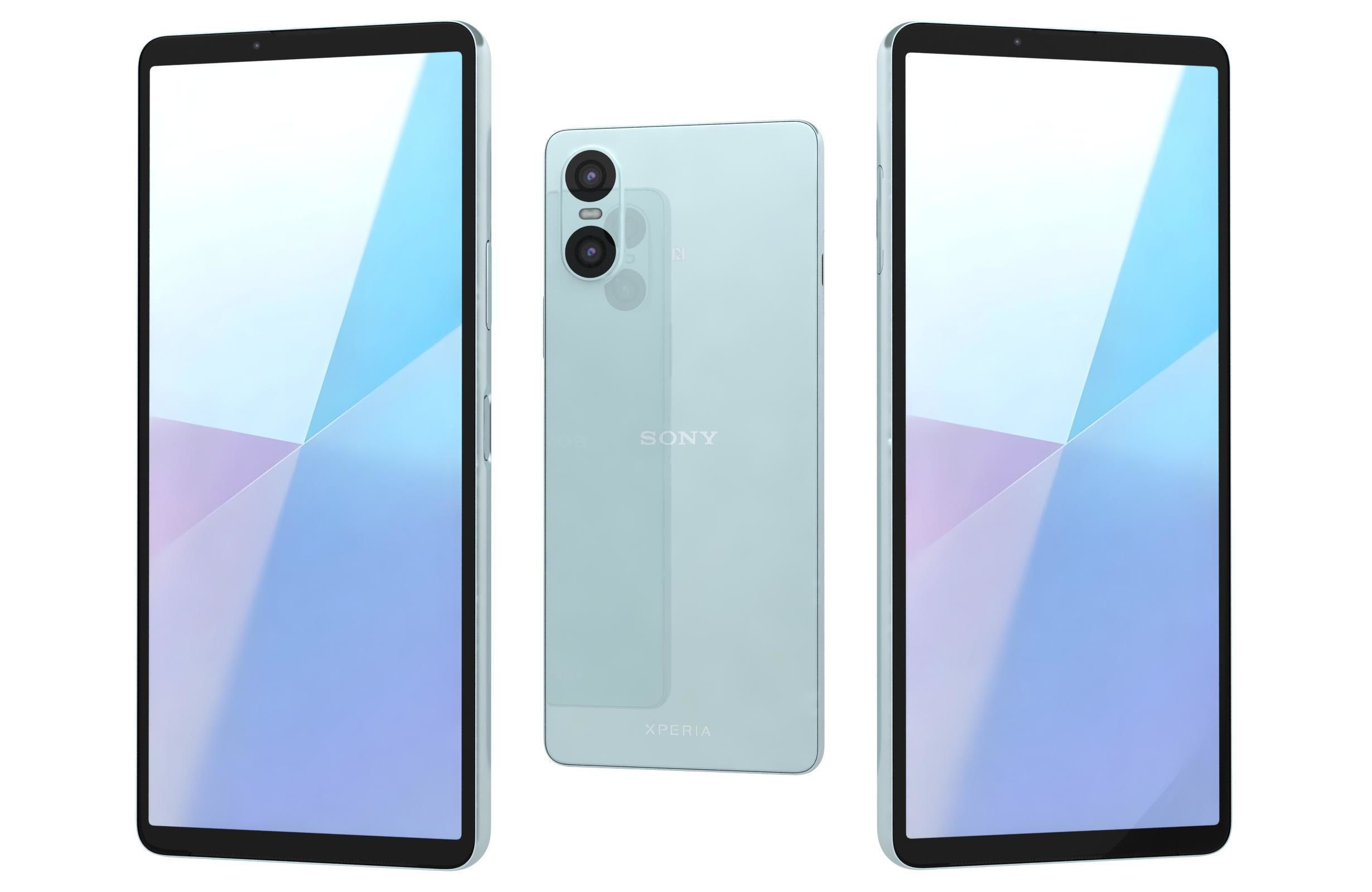 Sony Xperia 10 VI All Colors 3D model_1