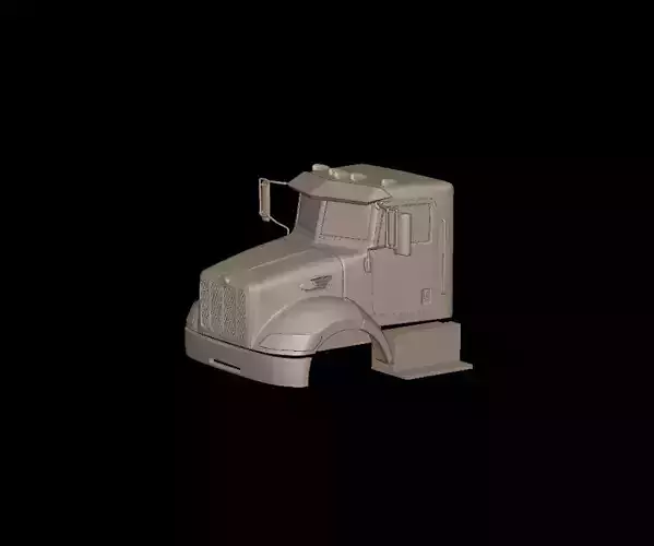 peterbilt 335 2005 truck 3d print model 3D print model
