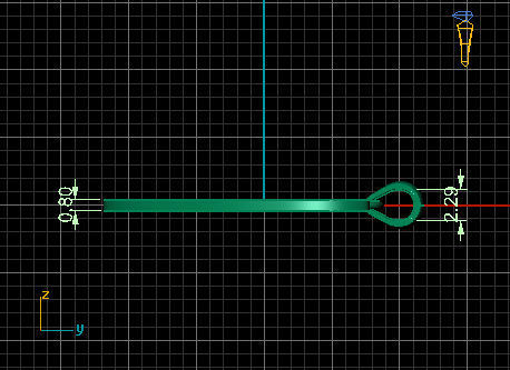 Amarillo Initial Pendant Letter V 3D print model_6