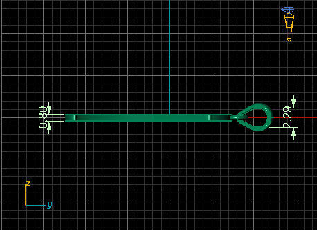 Amarillo Initial Pendant Letter X 3D print model_6