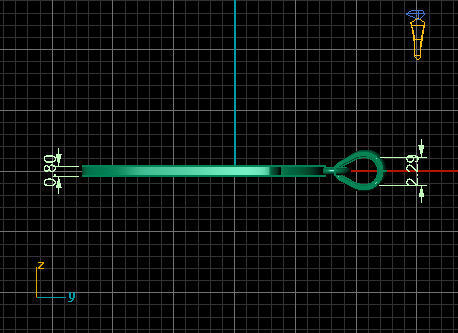 Amarillo Initial Pendant Letter Y 3D print model_6