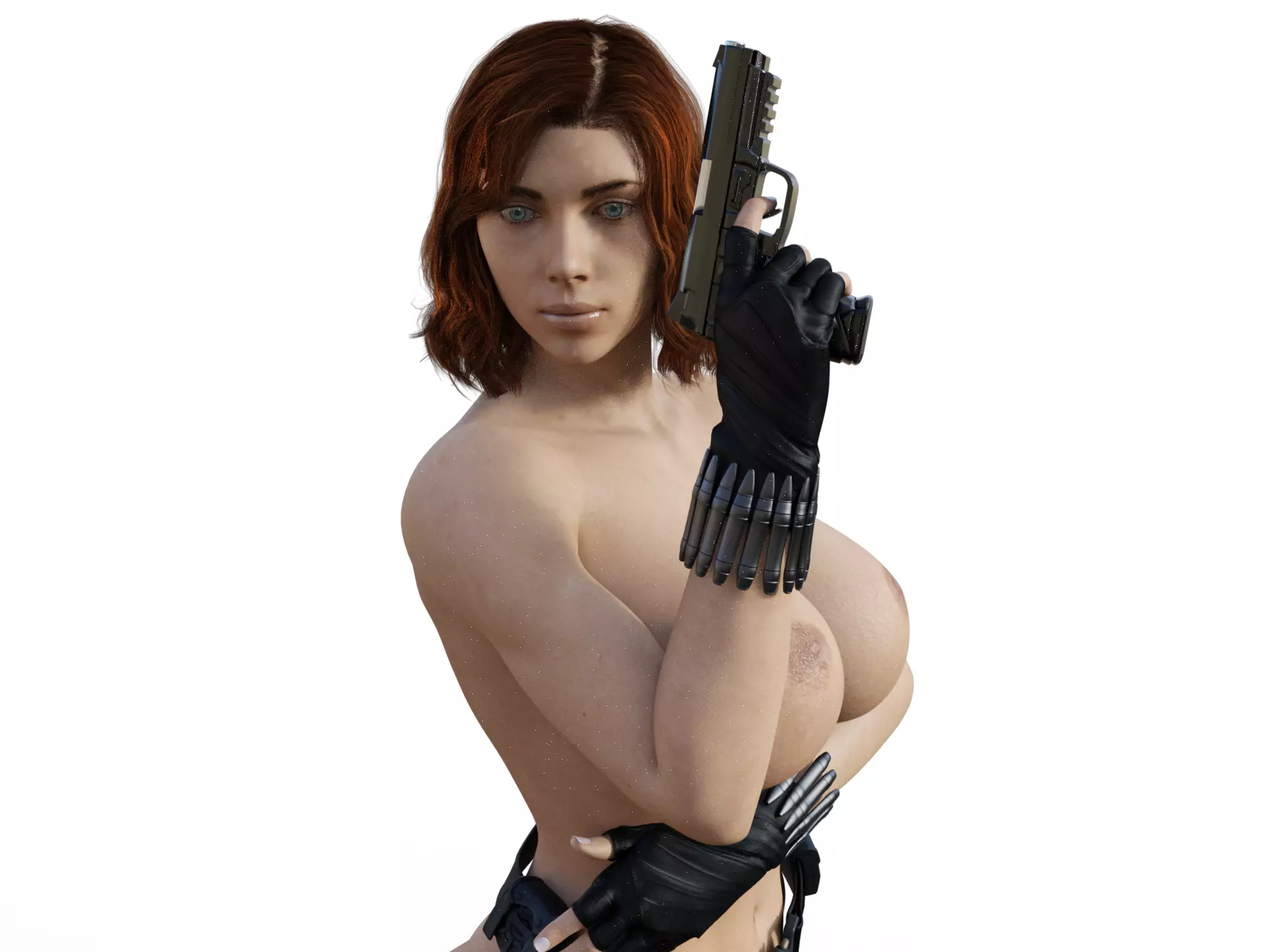 Black widow stand  3D print model_0