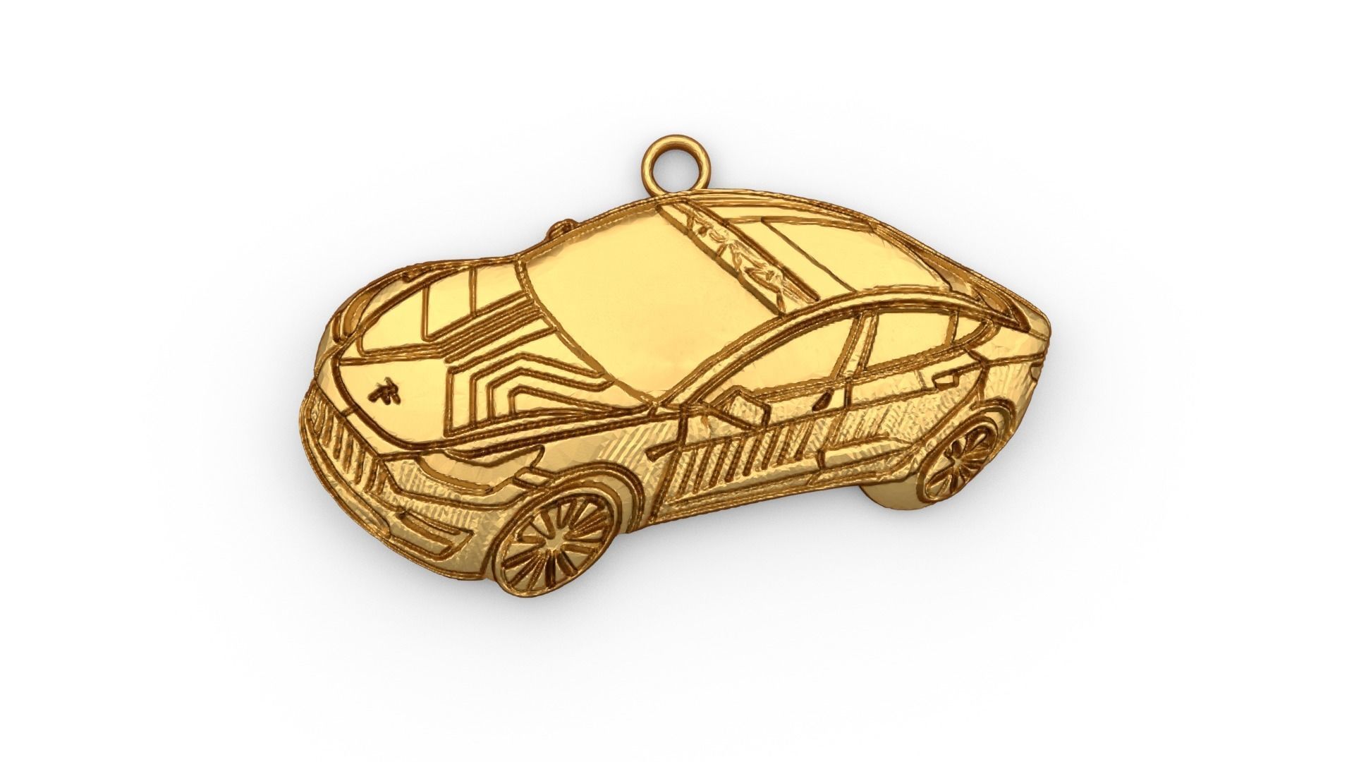 car pendant-04 printable jewelry 3D print model_1