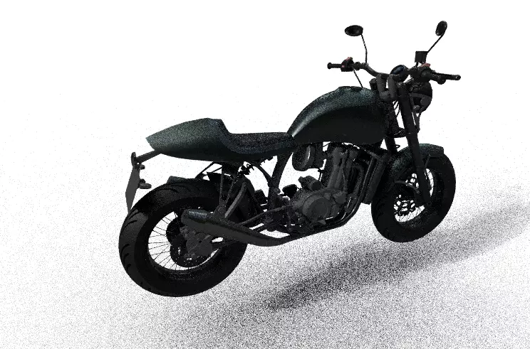Macs rex motorcycle fully Quad topo UV unwrapped and textured Free low-poly 3D model