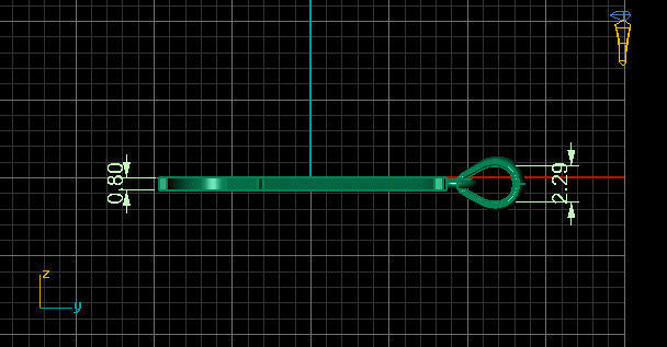 Olde English Pendant Letter A 3D print model_6