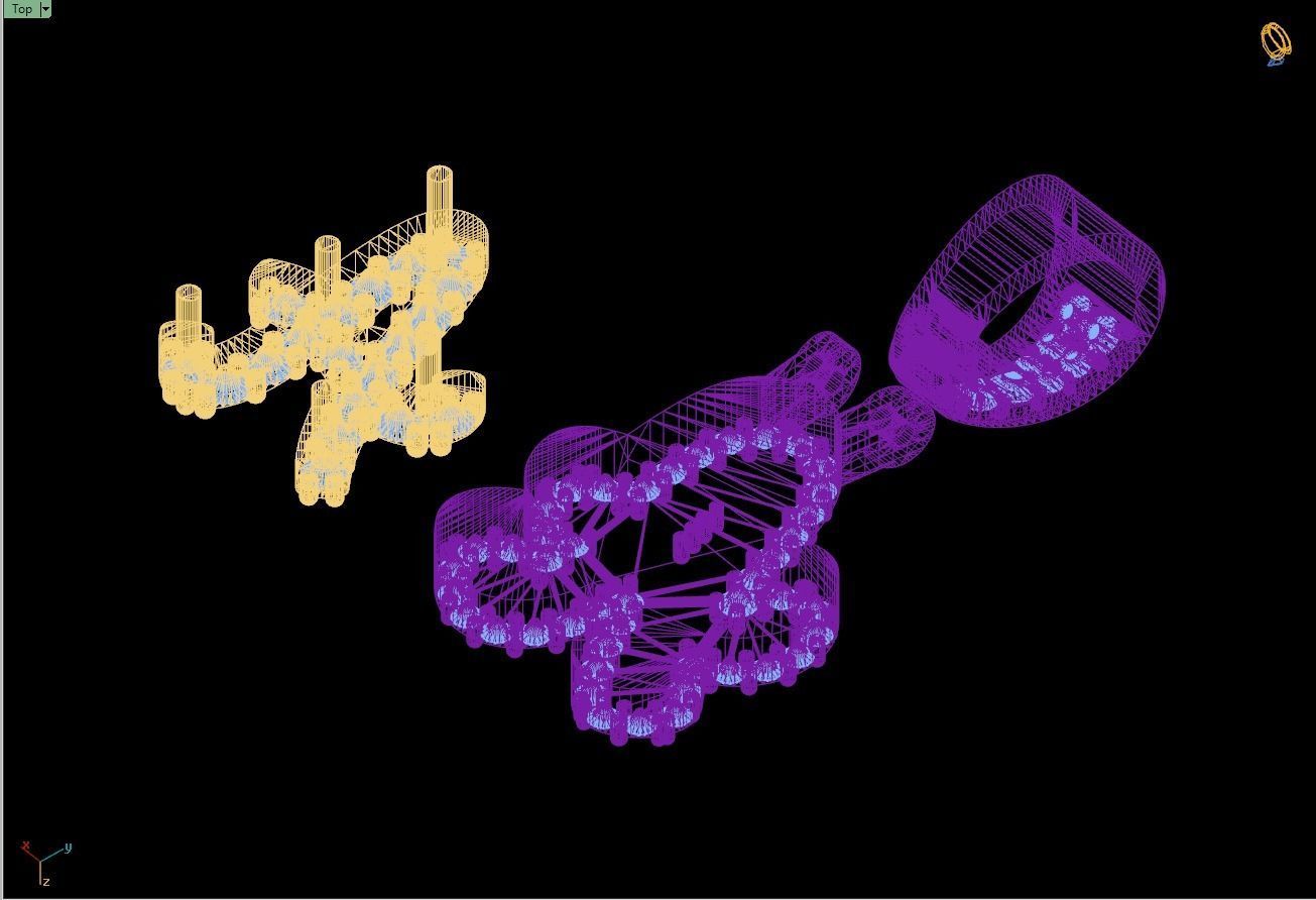 Custom Initial A Letter Diamond Pendant A to Z Alphabet Necklace 3D print model_16