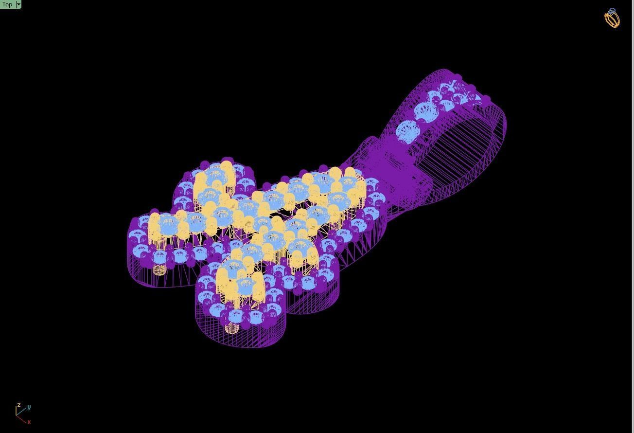 Custom Initial A Letter Diamond Pendant A to Z Alphabet Necklace 3D print model_14