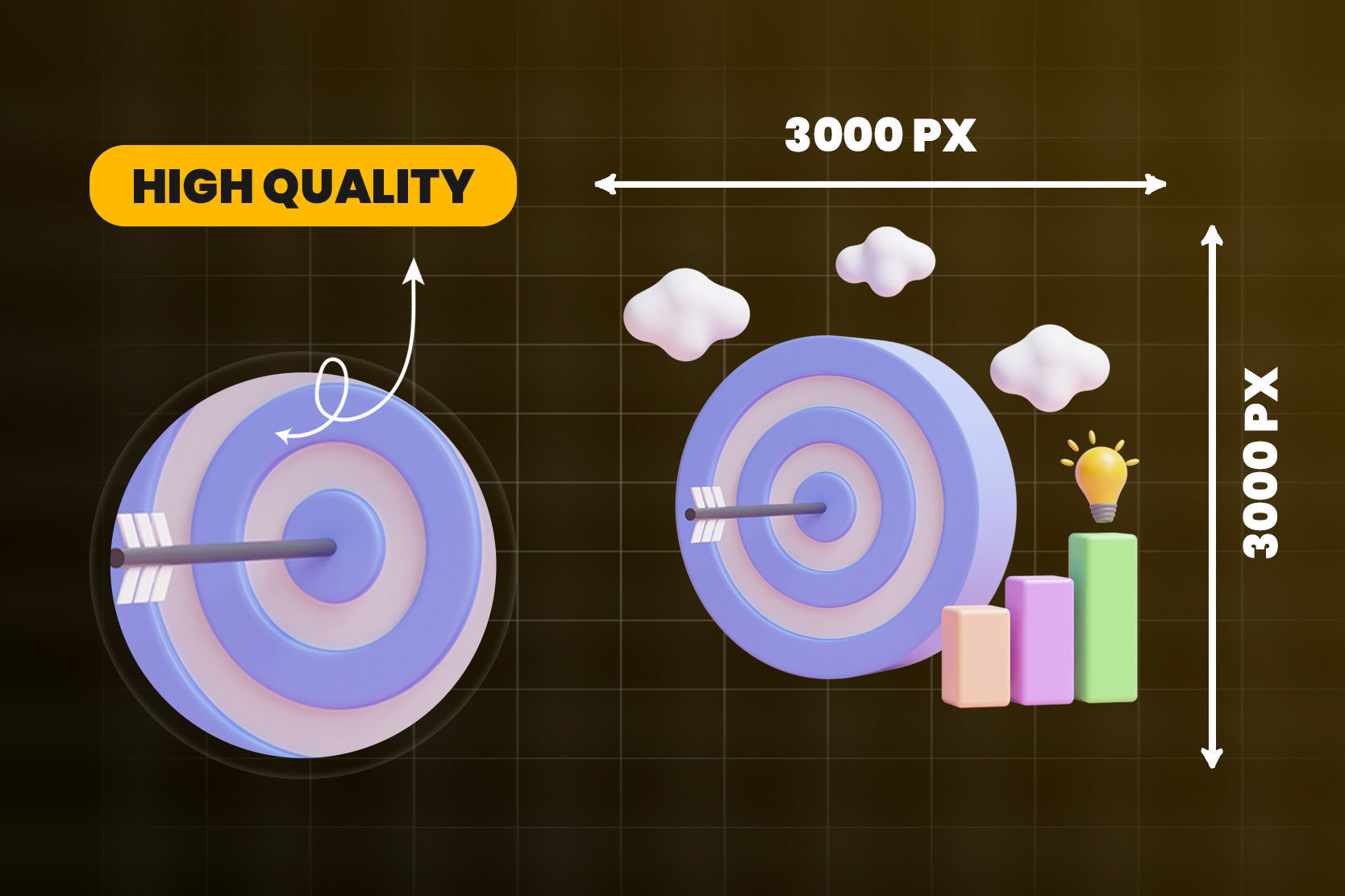 Business Idea 3d Illustration Icon Pack 3D model_5