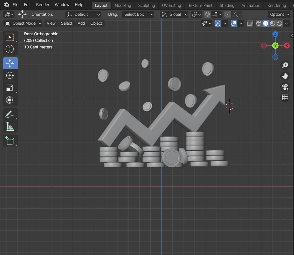 Business Idea 3d Illustration Icon Pack 3D model_23