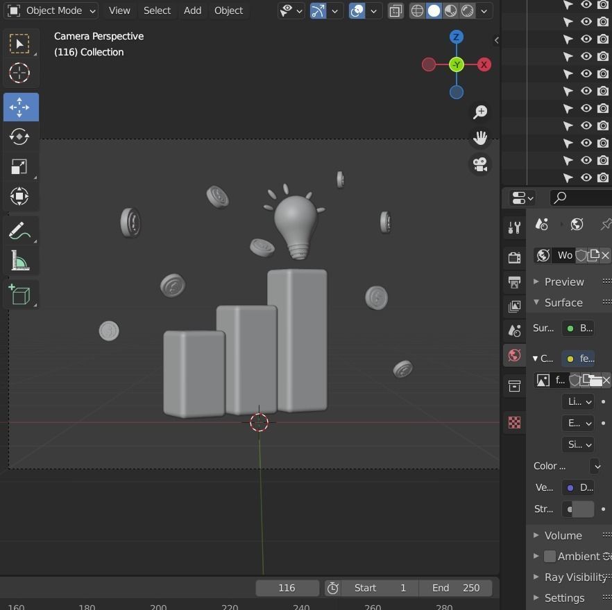 Business Idea 3d Illustration Icon Pack 3D model_16