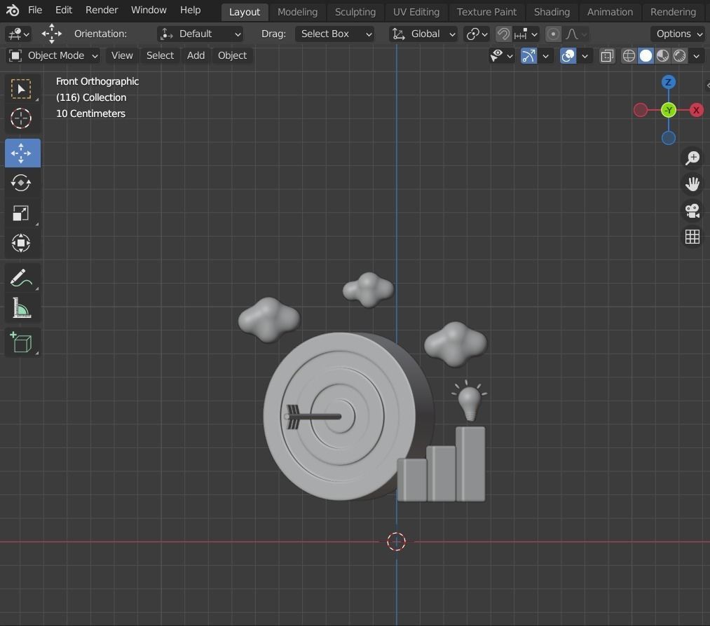 Business Idea 3d Illustration Icon Pack 3D model_17