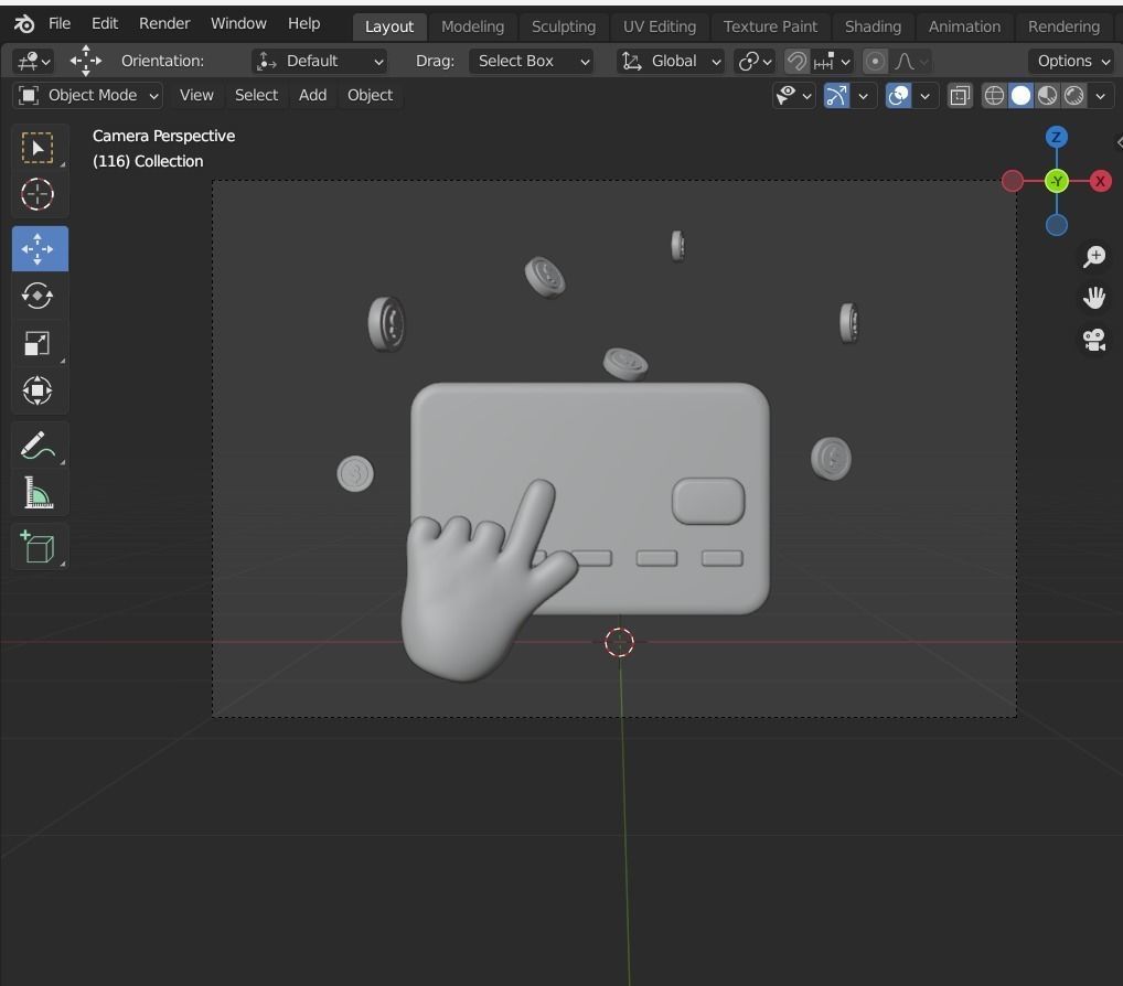 Business Idea 3d Illustration Icon Pack 3D model_18
